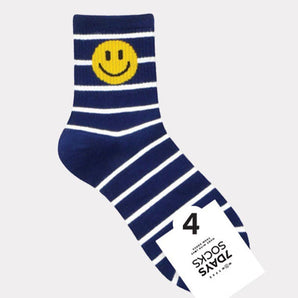 Happy Smile Crew Socks