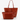 Departure Perforated Tote in Terracotta/Putty