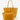 Departure Perforated Tote in Mustard/Cream