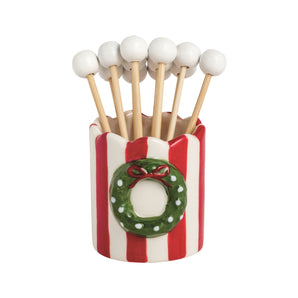Wreath Toothpick Holder
