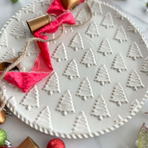 White Christmas Platter