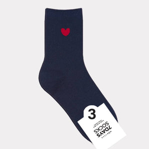 Heart Crew Socks