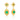 Mystic Eye Drop Earring in Green Onyx