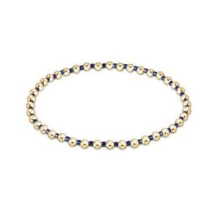 Hope Grateful Bracelet in Blue Metallic