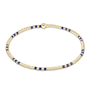 Hope Joy 2mm Bracelet in Blue Metallic
