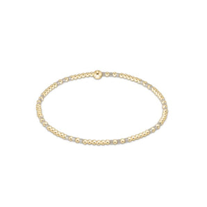Hope Joy 2mm Bracelet in Milkshake