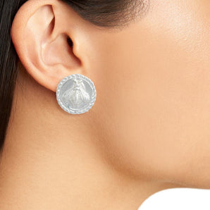 Bee Clip On Earring