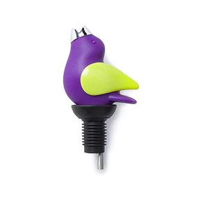 Chirpy Top Wine Pourer in Purple/Kiwi