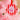 Scalloped Round Frame Ornament in Peppermint Stripes