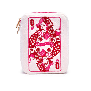 Velvet Jewelry Case in Queen Of Hearts
