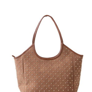 Isla Tote in Saddle Suede