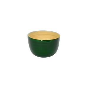 Bamboo Rice Bowl in Dark Green