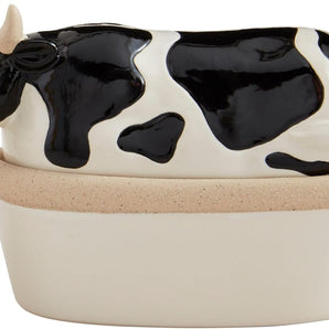 Lidded Cow Dish