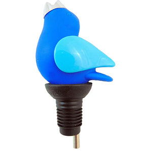 Chirpy Top Wine Pourer in Cobalt/Aqua