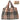 Reusable Shopping Bag in Plaid Beige