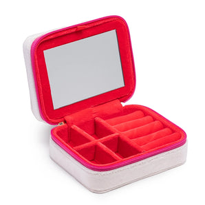 Velvet Jewelry Case in Queen Of Hearts