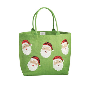 Green Santa Tote