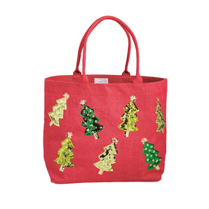Red Tree Tote