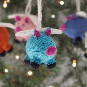 Flying Pig Ornament