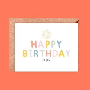 Happy Birthday Card