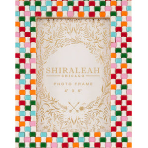 VIVA 4" X 6" MOSAIC PICTURE FRAME: Multi