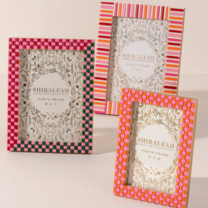 VIVA 4" X 6" CHECK PICTURE FRAME