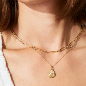 18" Bluffton Oyster Necklace