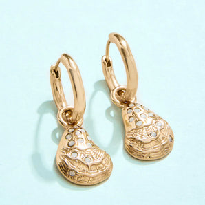 Water Resistant Bluffton Oyster Earrings