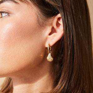 Water Resistant Bluffton Oyster Earrings