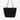 Akimbo East West Shearling Tote in Black