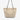 Akimbo East West Shearling Tote in Cream