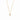 Aquitaine Duo Delicate Necklace in Clear Crystal