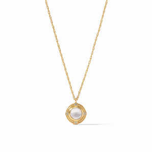 Astor Solitaire Necklace in Clear