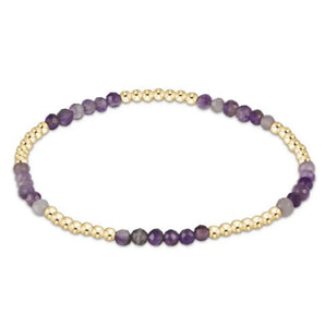 Blissful Pattern 2.5mm Bracelet in Amethyst