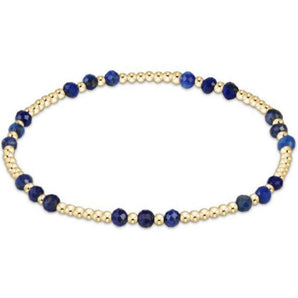 Gemstone Joy 3mm Bracelet in Lapis