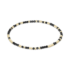 Hope Unwritten 2mm Bracelet in Hematite