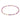 Hope Unwritten Bracelet in Pink Metallic