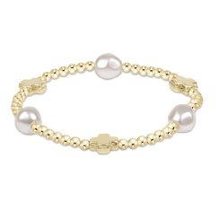 Cross Admire Pearl 3mm Bracelet