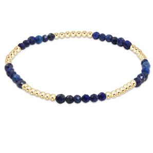 Blissful Pattern 2.5mm Bracelet in Lapis