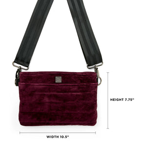 Bum Bag 2.0 in Aubergine Suede
