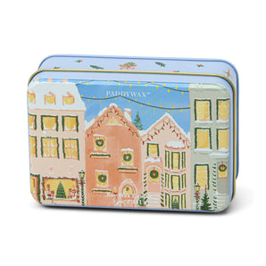 5oz. Staircase Tin in Christmas Village