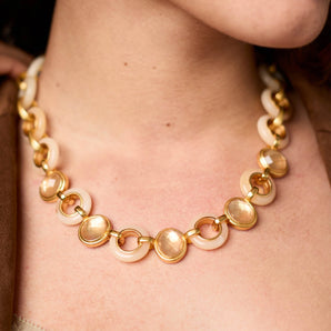 Carnaby Stone Necklace in Tortoiseshell