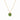 Carnaby Delicate Necklace in Palmetto Green