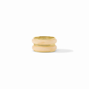 Carnaby Duet Ring in Ivory/7