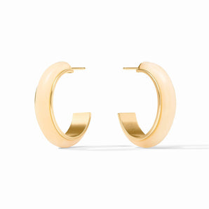 Carnaby Hoop in Ivory/Medium