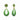 Carnaby Statement Earring in Palmetto Green