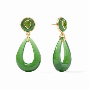 Carnaby Statement Earring in Palmetto Green