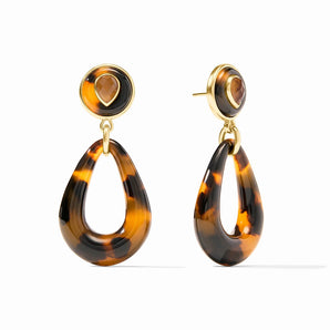 Carnaby Statement Earring in Tortoiseshell