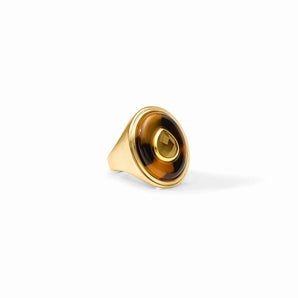 Carnaby Statement Ring in Tortoiseshell/8