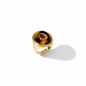 Carnaby Statement Ring in Tortoiseshell/8